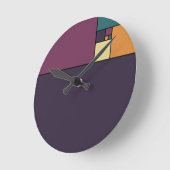 Horloge Ronde Ratio d'or Carrés (Angle)