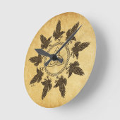 Horloge Ronde Ravens Circle Dance (Angle)