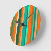 Horloge Ronde Rayures (Angle)