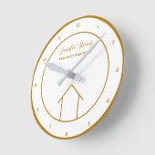 Horloge Ronde Real Estate Chic (Angle)