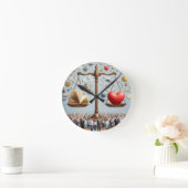 Horloge Ronde Reason and Emotion Wall Clock (Maison)