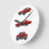Horloge Ronde Red 1968 Chevelle SS : (Angle)