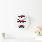 Horloge Ronde Red 1968 Chevelle SS : (Maison)