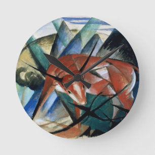 Horloge Ronde Red Bull (gouache on paper)