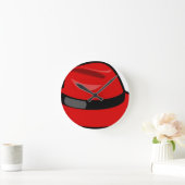 Horloge Ronde Red Hat Fedora (Maison)