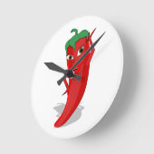 Horloge Ronde Red Hot Pepper Diva (Angle)