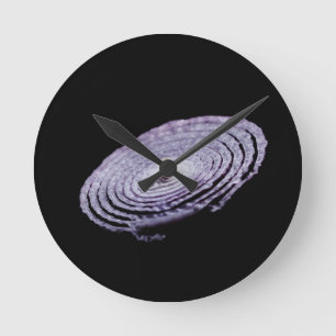 Horloge Ronde Red Onion Portrait