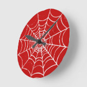 Horloge Ronde Red Web (Angle)