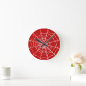 Horloge Ronde Red Web (Maison)