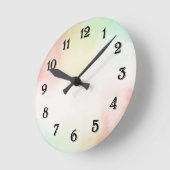 Horloge Ronde Red Yellow Blush Tie (Angle)