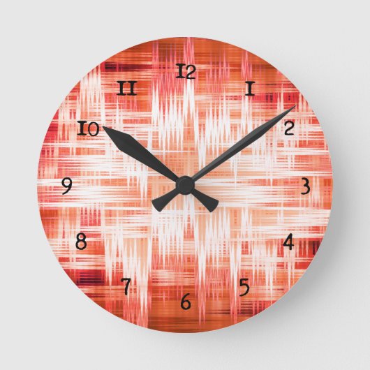 Horloge Ronde Red zigzag (Recto)