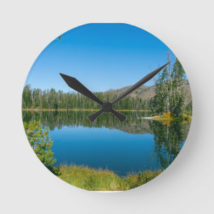 Horloge Ronde Réflexion du parc national de Sylvan Lake Yellowst