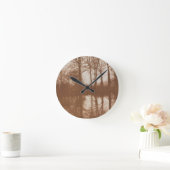 Horloge Ronde Réflexions, 1843 (photo de sépia) (Maison)