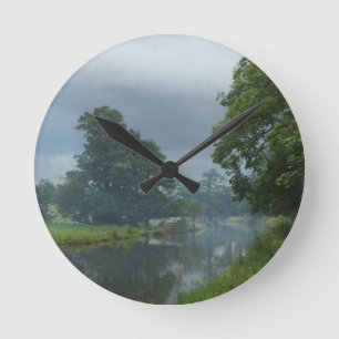 Horloge Ronde Réflexions de canal
