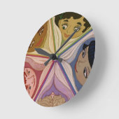 Horloge Ronde Regardez L'Horloge Des Livres (Angle)