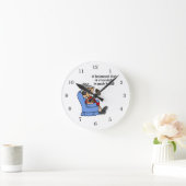 Horloge Ronde Régime équilibré de chocolat (Maison)