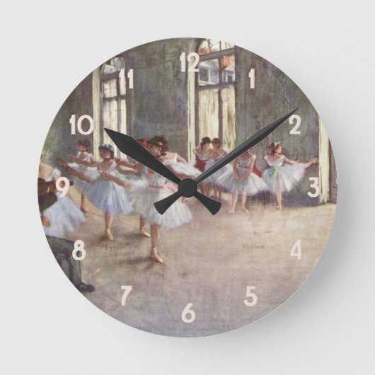 Horloge Ronde Rehearsal Degas (Recto)