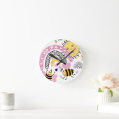 Horloge Ronde Reines Abeilles Meilleures Amies Pour Toujours Jol (Maison)
