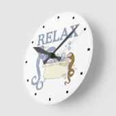Horloge Ronde Relax mermaid (Angle)