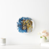 Horloge Ronde Relógio de parede Cavalo em Manchas Aguadas (Maison)