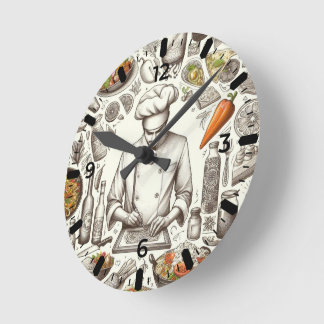 Horloge Ronde Reloj de Chef
