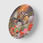 Horloge Ronde Reloj de pared Chipmunk (Angle)