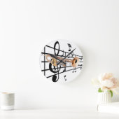 Horloge Ronde Reloj de pared de trompeta (Maison)