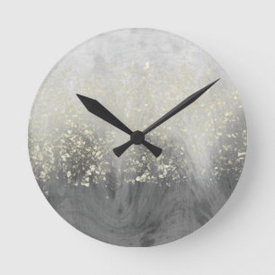 Horloge Ronde Remous de parties scintillantes
