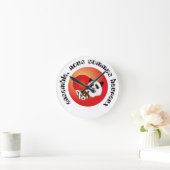 Horloge Ronde Rencontre Panda (Maison)