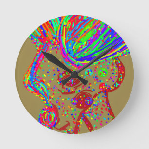 Horloge Ronde Renne clown