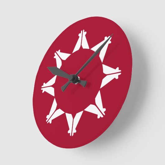 Horloge Ronde République de Lakotah (Angle)
