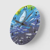 Horloge Ronde Requin (Angle)