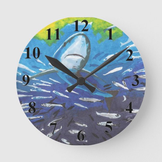 Horloge Ronde Requin (Recto)