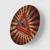 Horloge Ronde Réseau d'Imaginaires 3D Conception graphique fract (Angle)