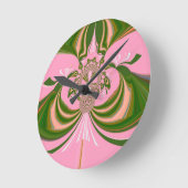 Horloge Ronde Réservez la date (Angle)