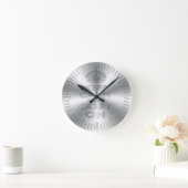 Horloge Ronde Restez calme et continuez à faire briller l'effet  (Maison)