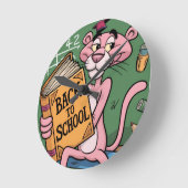 Horloge Ronde Retour à l'école  (Angle)