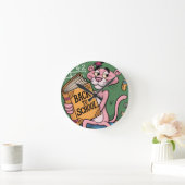 Horloge Ronde Retour à l'école  (Maison)