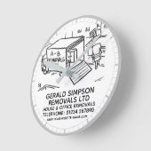 Horloge Ronde Retrait de la maison et du bureau (Angle)