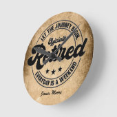 Horloge Ronde Retraite (Angle)