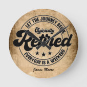 Horloge Ronde Retraite (Recto)