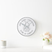 Horloge Ronde Retraite ou longue carrière (Maison)