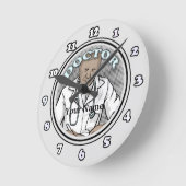 Horloge Ronde Retro black Homme Doctor (Angle)