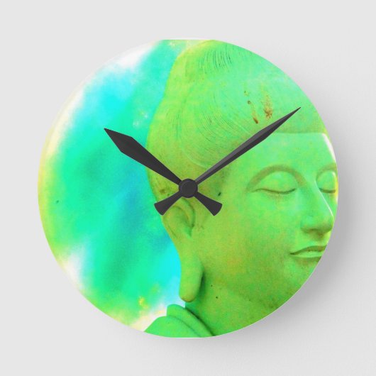 Horloge Ronde RETRO BOUDDHA Clock (Recto)
