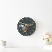 Horloge Ronde retro pin-up (Maison)