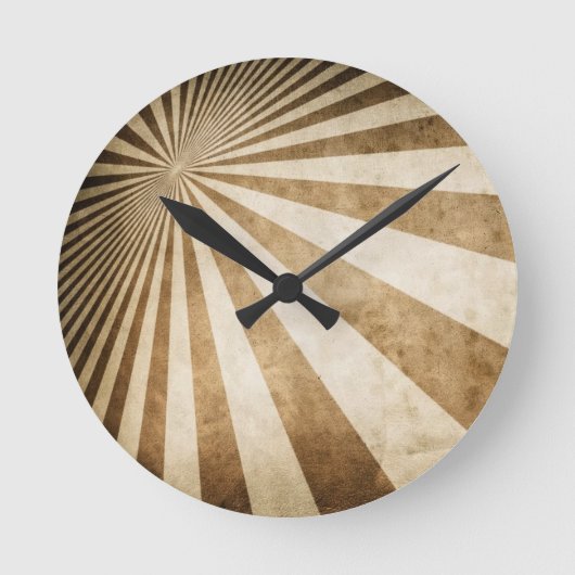 Horloge Ronde Rétro stripe pattern (Recto)