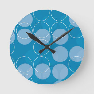 Horloge Ronde Rétros cercles