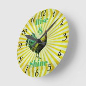 Horloge Ronde Réveil de l'aube (Angle)