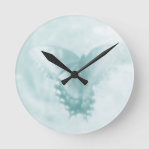 Horloge Ronde Rêves de papillon