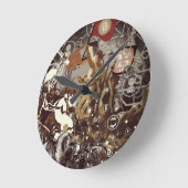 Horloge Ronde Révolution du Bitcoin (Angle)